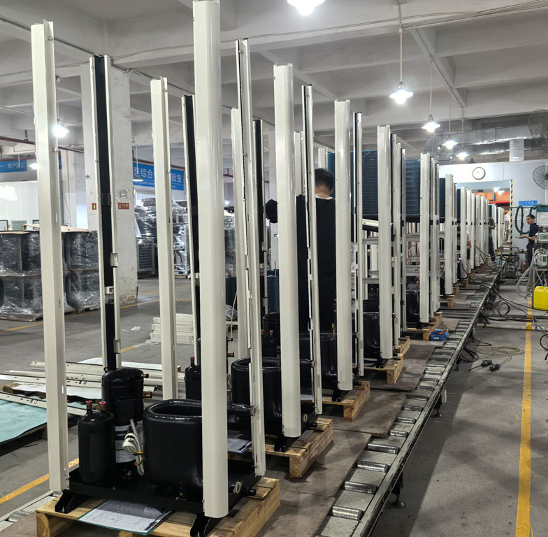 星科蒸發(fā)冷省電空調(diào) 生產(chǎn)車間