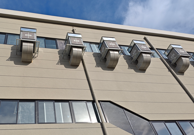 大型鞋廠降溫通風安裝星科環保空調